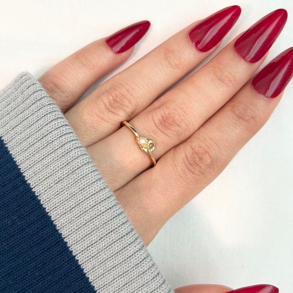 Vintage Inspired Luxury Gold Tone Ring